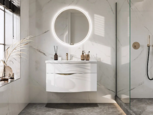 Плитка Kerama Marazzi Марсель белый глянцевый рект.  (60х119,5) арт. KM6012B0280R
